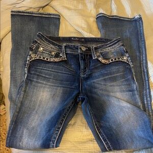 Miss Me Dark Blue Denim Jeans